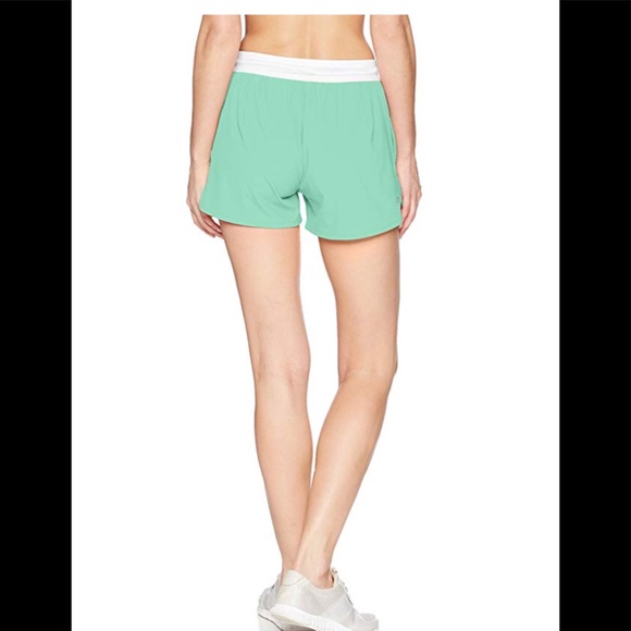 ASICS women’s green athletic shorts workout run - Picture 3 of 4